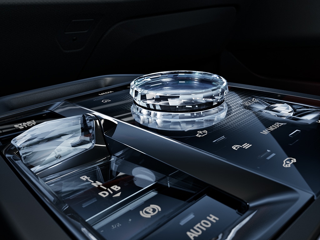 BMW iX Innenraum - Drehknopf