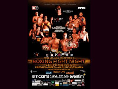 Boxing fight night.
